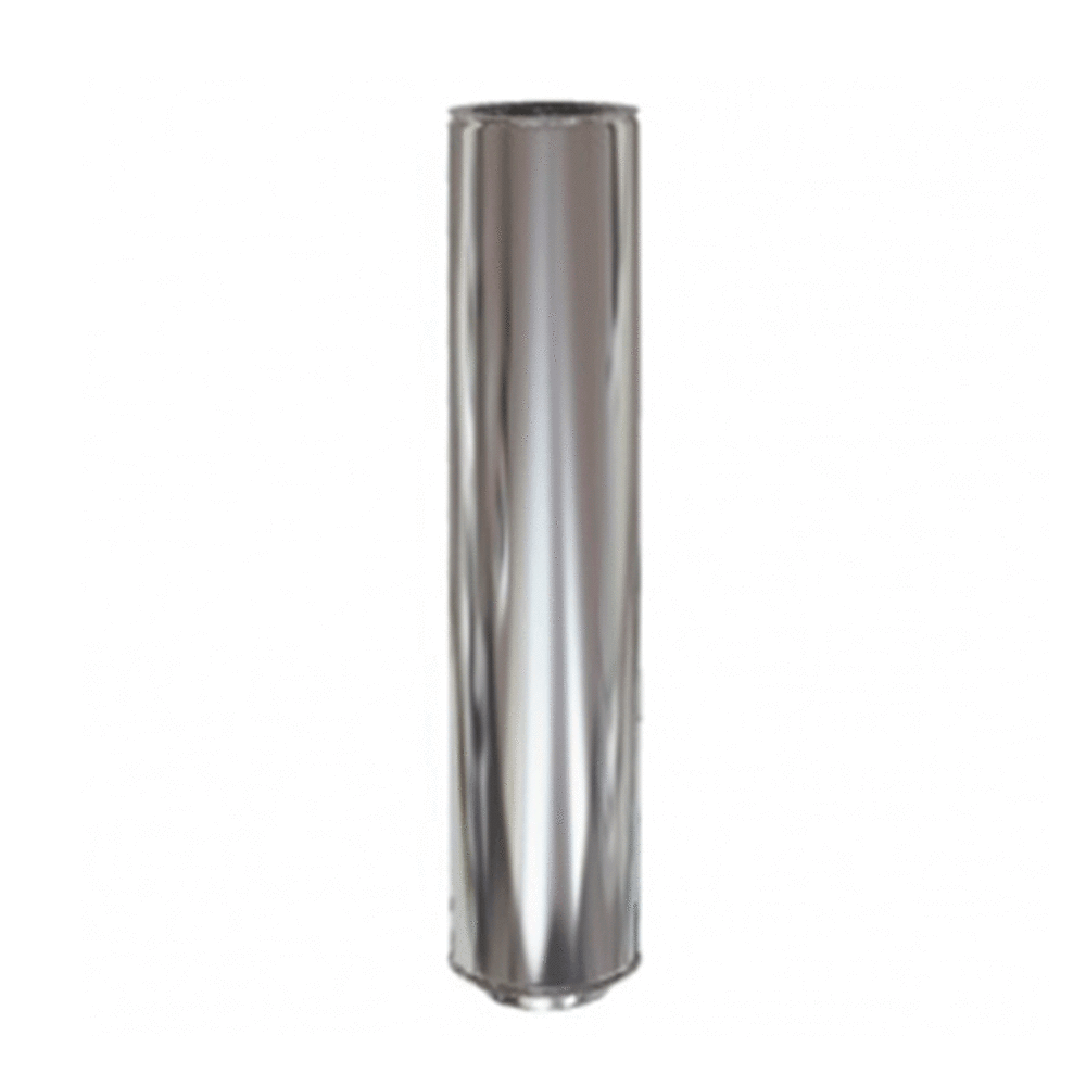 Tramo-recto-1000-mm-Línea-Doble-Pared-Inox.